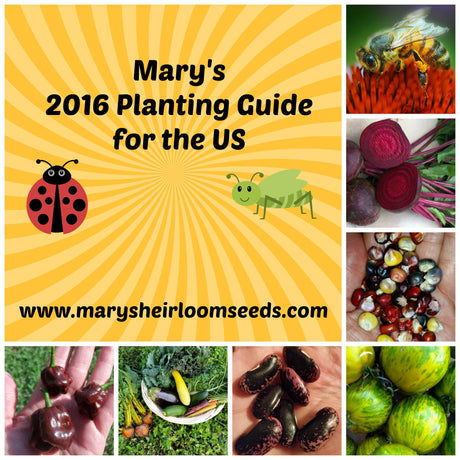 Mary's 2016 Planting Guide for the US