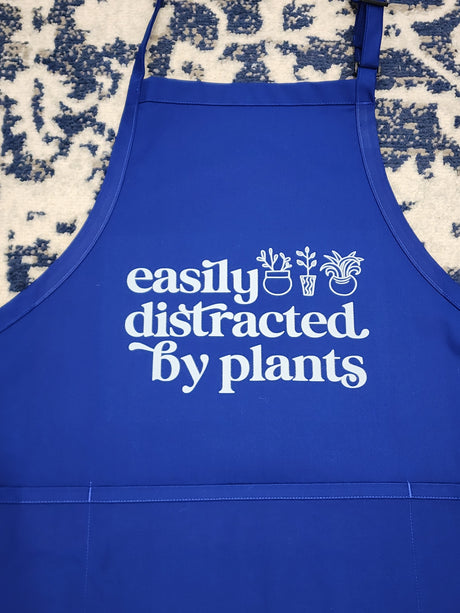 Easily Distracted by Plants Apron