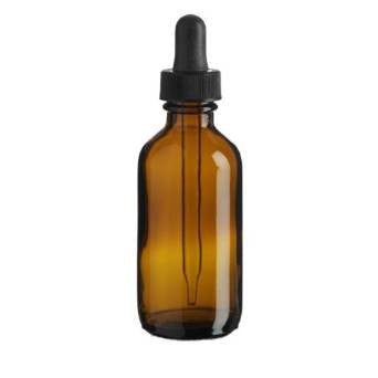 1 ounce Amber Dropper Bottle